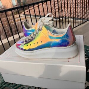 Alexander McQueen Iridescent Athletic Shoes